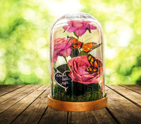 Mother's day gift, Rose in glass dome, Gift for mum, rose terrarium, terrarium, mother's day gift, mothers day gift ideas, mothers day ideas, mothers day presents, rose in glass dome, forever rose in glass dome uk, eternal rose in glass dome, rose in glass dome beauty and the beast, rose rose a glass uk, rose in a dome