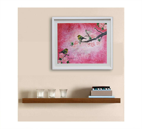 wall art print ,wall art ,pink home decor ,pink cherry blossom ,pink art print ,nursery print ,nursery decor ,Cherry blossom ,blossom wall art ,Blossom Painting, blossom nursery art