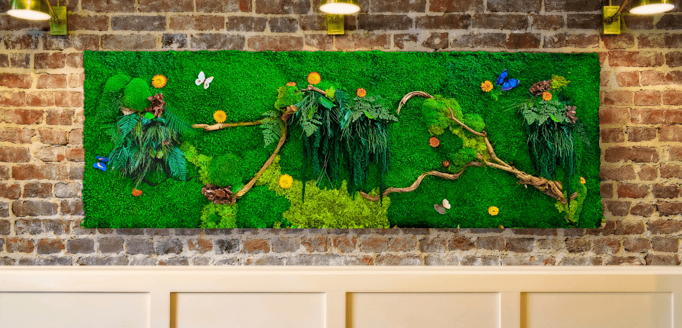 Preserved Moss Walls, Moss Panels and Moss Art Pictures